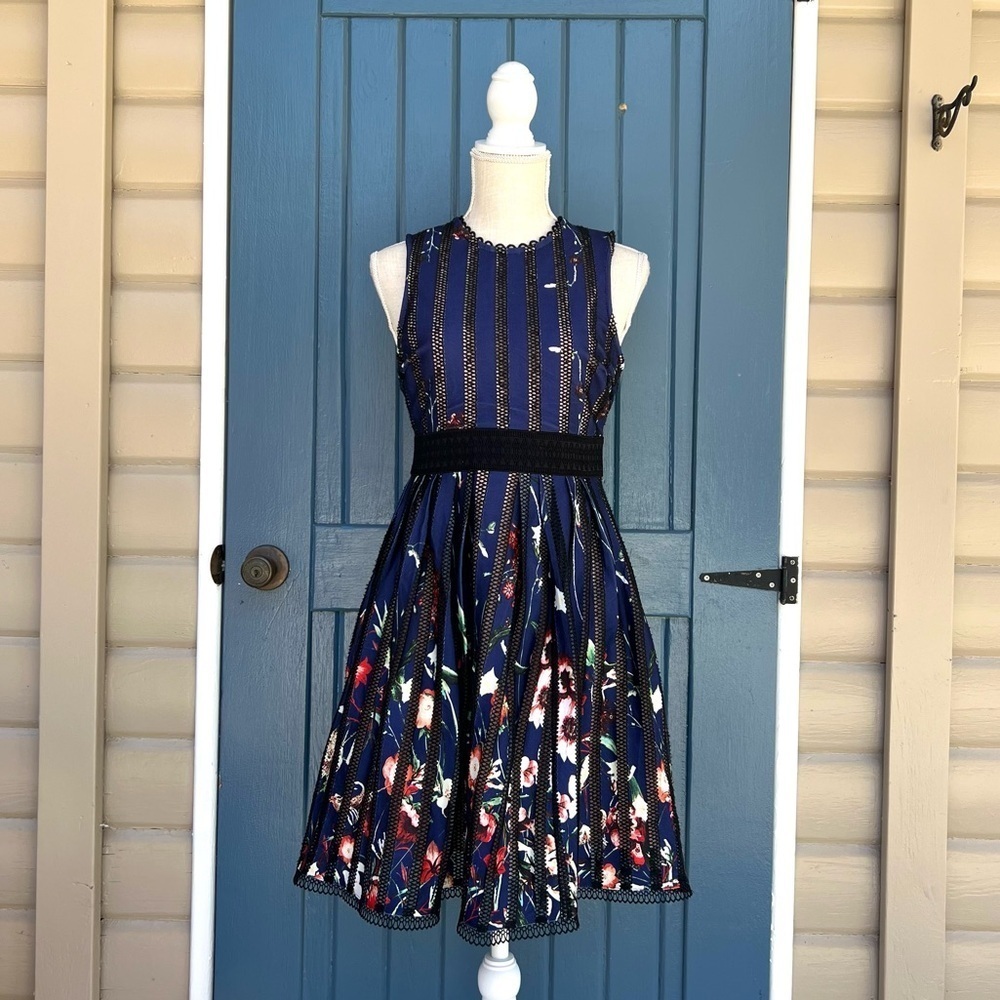 Anthropologie Foxiedox Bryonia Open Back Dress Women Size XS